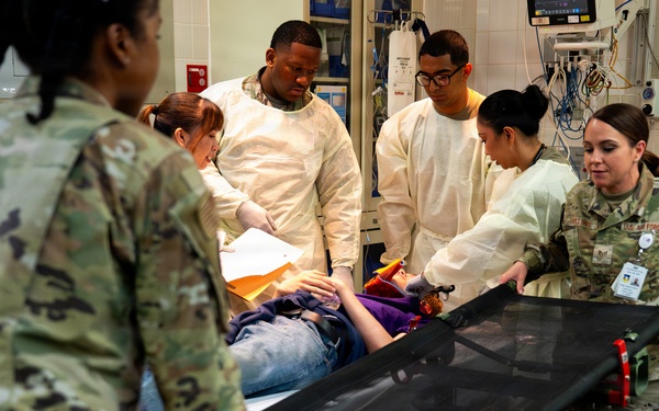 Osan Airmen respond to simulated aircraft crash