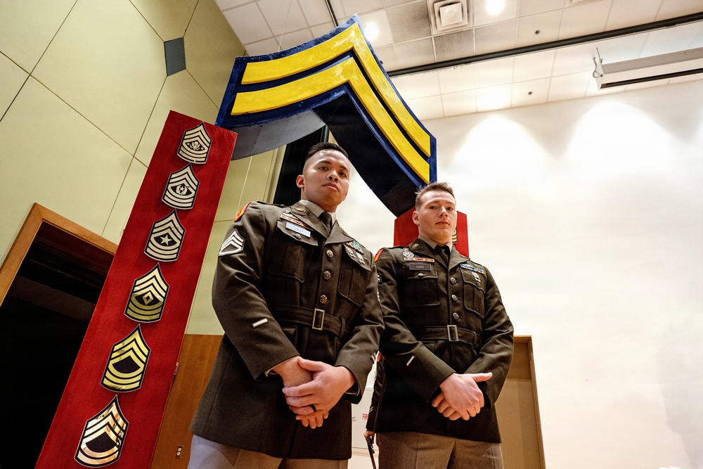 Welcoming the Next Generation: 2nd Battalion, 1st Air Defense Artillery Hosts NCO Induction Ceremony