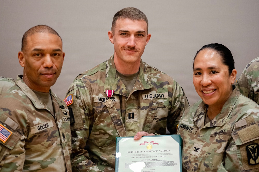 Valor Recognized: 2nd Battalion, 1st Air Defense Artillery Soldiers Awarded Combat Action Badges