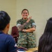 Camp Blaz Marines conduct poolee talks at Okkodo High School