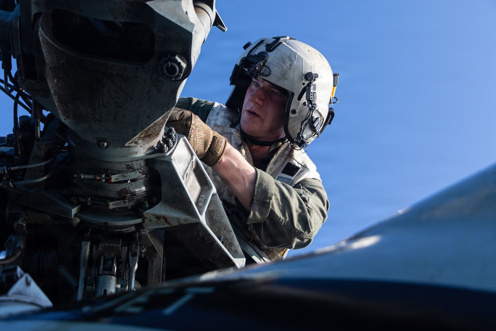 USS Portland Marines Conduct Routine Operations