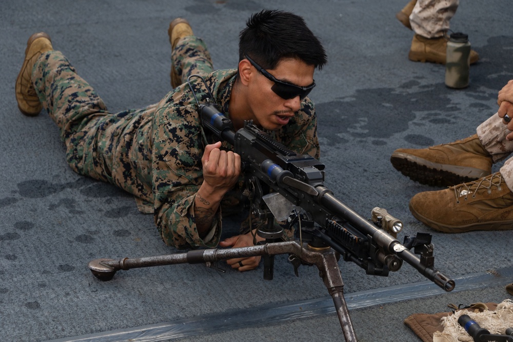 USS Portland Marines Conduct Routine Operations