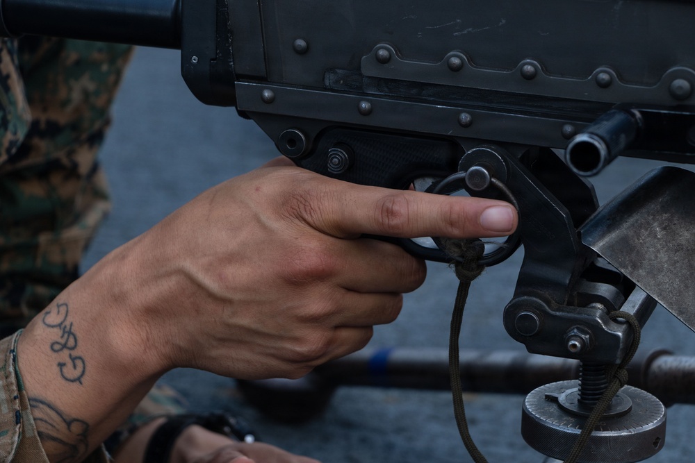 USS Portland Marines Conduct Routine Operations