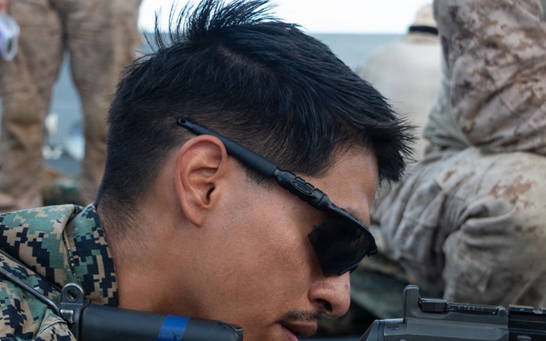 USS Portland Marines Conduct Routine Operations