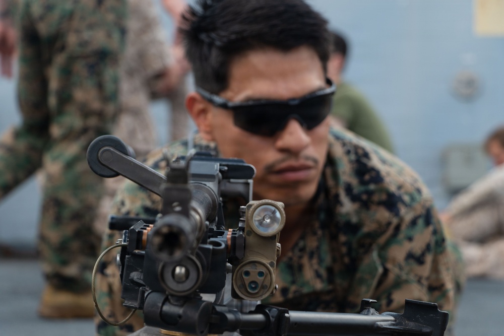 USS Portland Marines Conduct Routine Operations