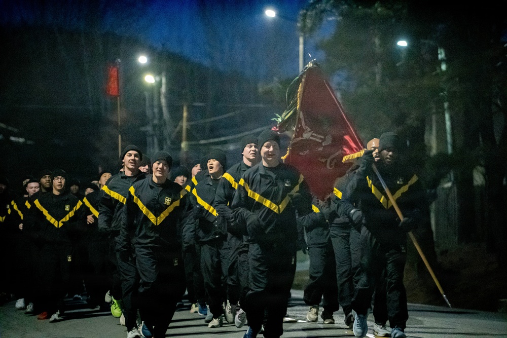 Building Strength and Cohesion: 2nd Battalion, 1st Air Defense Artillery Conducts Battalion Run