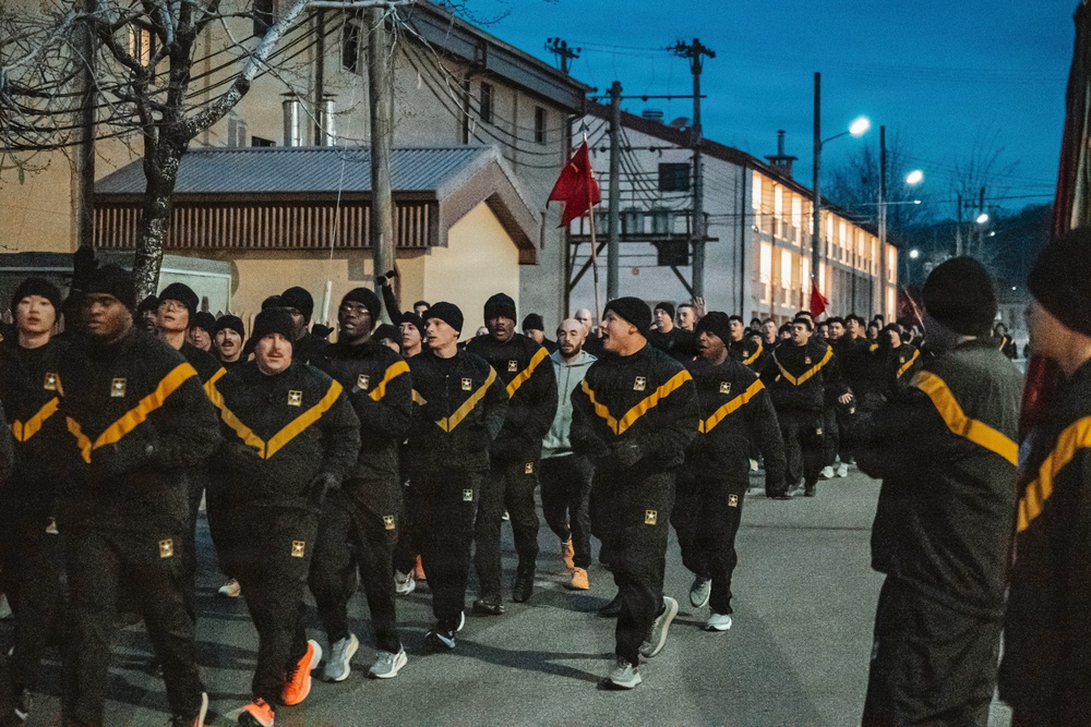 Building Strength and Cohesion: 2nd Battalion, 1st Air Defense Artillery Conducts Battalion Run
