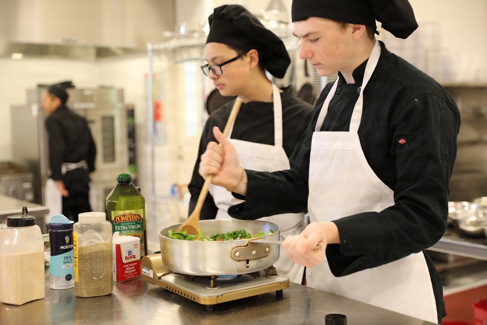 The Art of the Meal: ZMHS culinary class cooks up feast for Soldiers, community volunteers