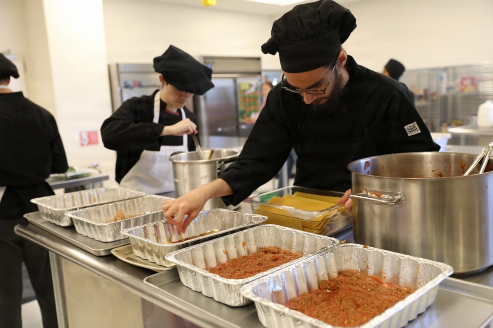 The Art of the Meal: ZMHS culinary class cooks up feast for Soldiers, community volunteers