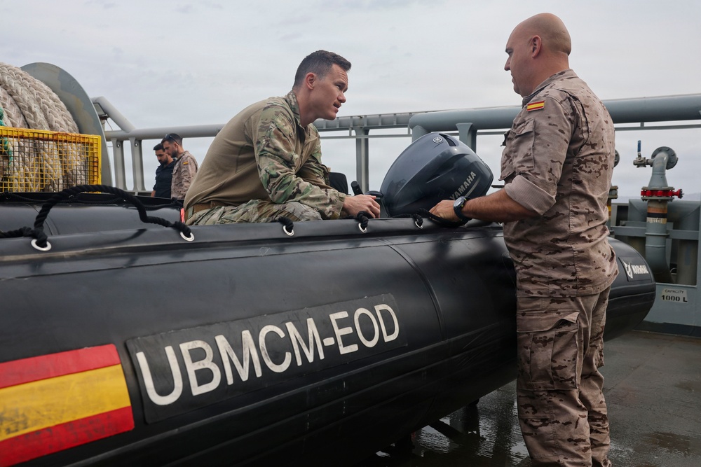 RWC Justin Weatherford discusses UUV operations during ESP MINEX-26