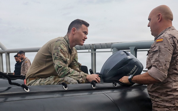 RWC Justin Weatherford discusses UUV operations during ESP MINEX-26