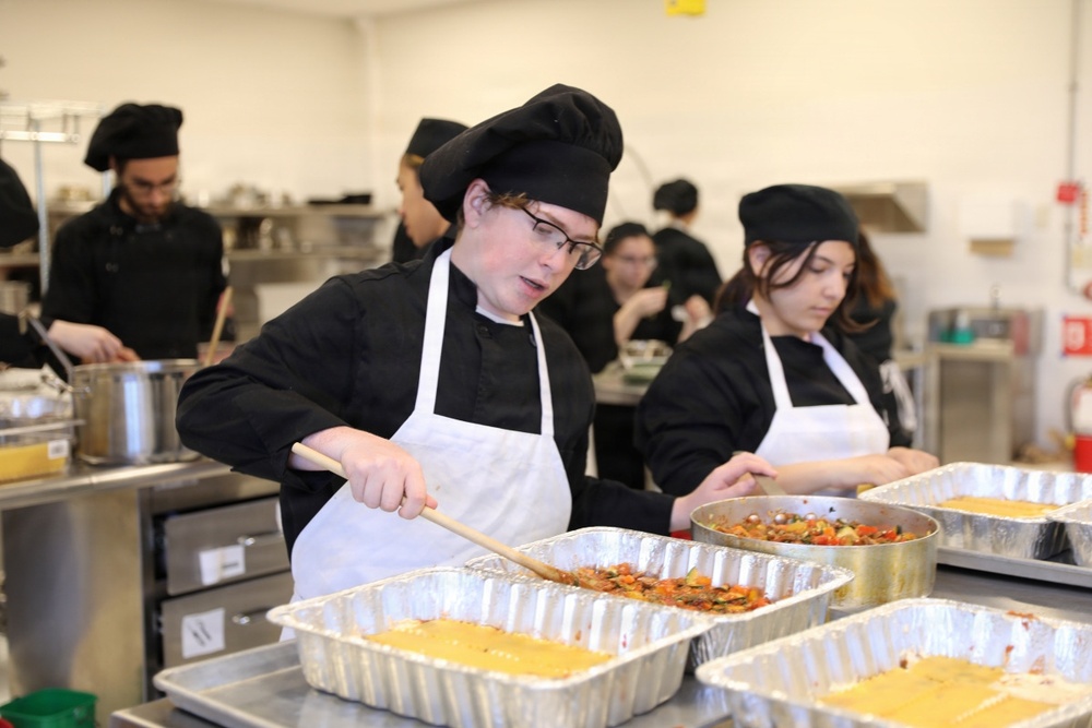 The Art of the Meal: ZMHS culinary class cooks up feast for Soldiers, community volunteers