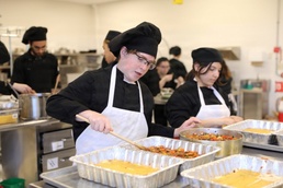 The Art of the Meal: ZMHS culinary class cooks up feast for Soldiers, community volunteers