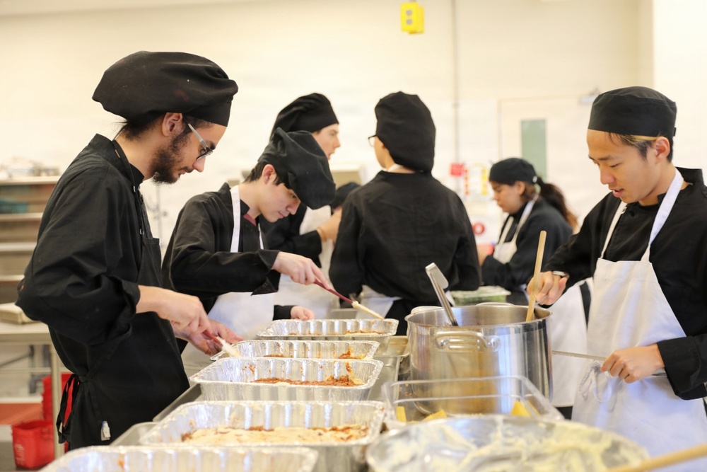 The Art of the Meal: ZMHS culinary class cooks up feast for Soldiers, community volunteers