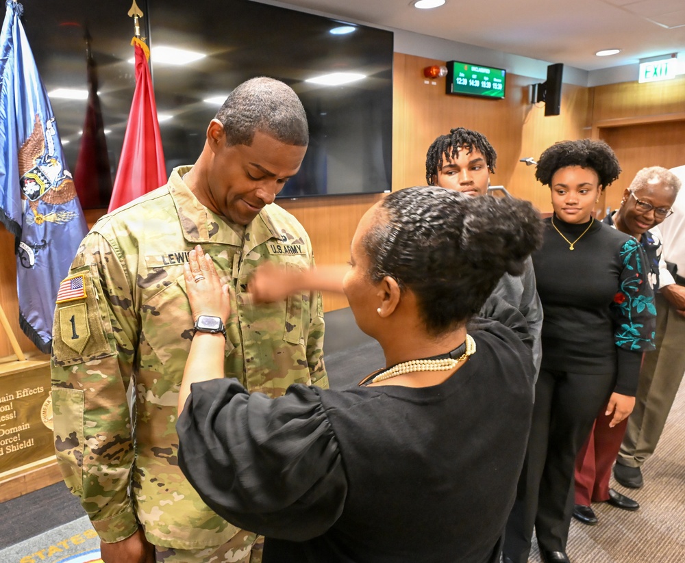 Secretary of the Army Promotes Jerome Lewis to Rank of Colonel