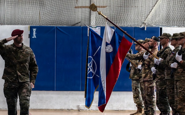KFOR RC-E Non-Kinetic Battalion conducts change of command ceremony