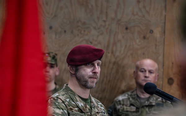 KFOR RC-E Non-Kinetic Battalion conducts change of command ceremony