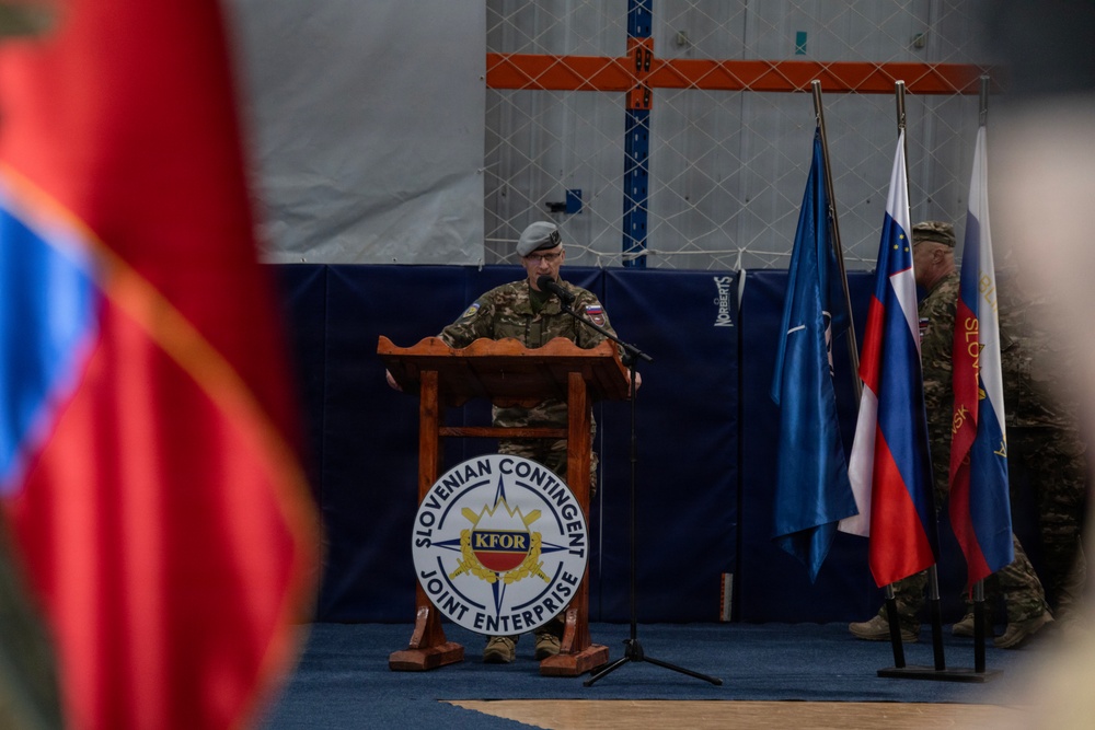 KFOR RC-E Non-Kinetic Battalion conducts change of command ceremony