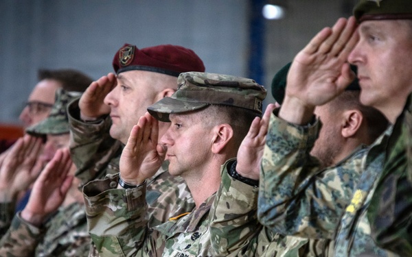 KFOR RC-E Non-Kinetic Battalion conducts change of command ceremony
