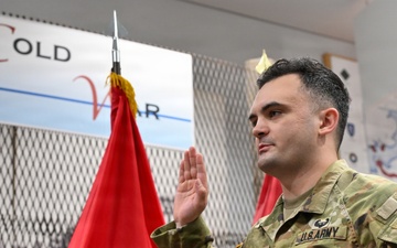 Secretary of the Army Promotes Samuel Brink to Rank of Captain