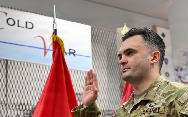 Secretary of the Army Promotes Samuel Brink to Rank of Captain