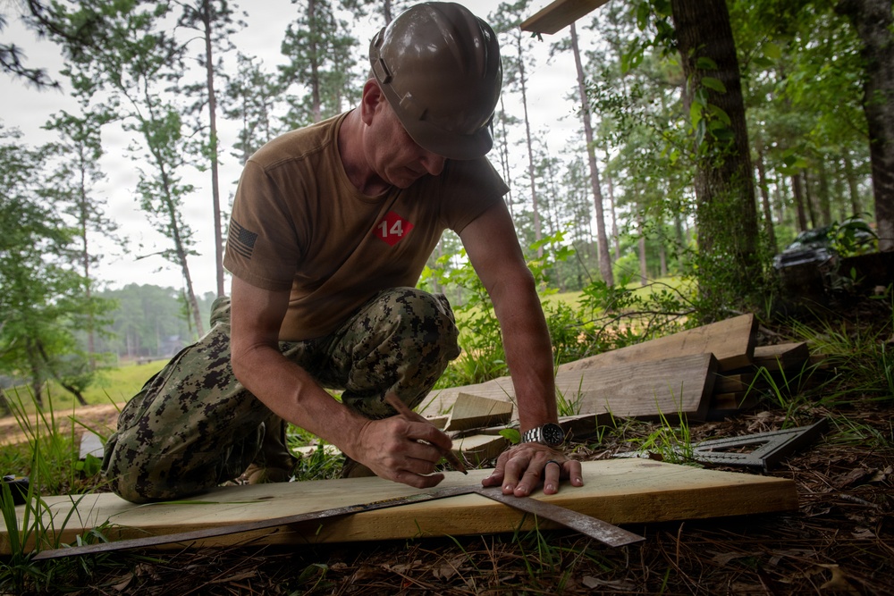 Naval Construction Battalion 14 Completes Training While Supporting Local Community