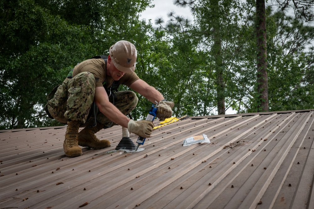 Naval Construction Battalion 14 Completes Training While Supporting Local Community