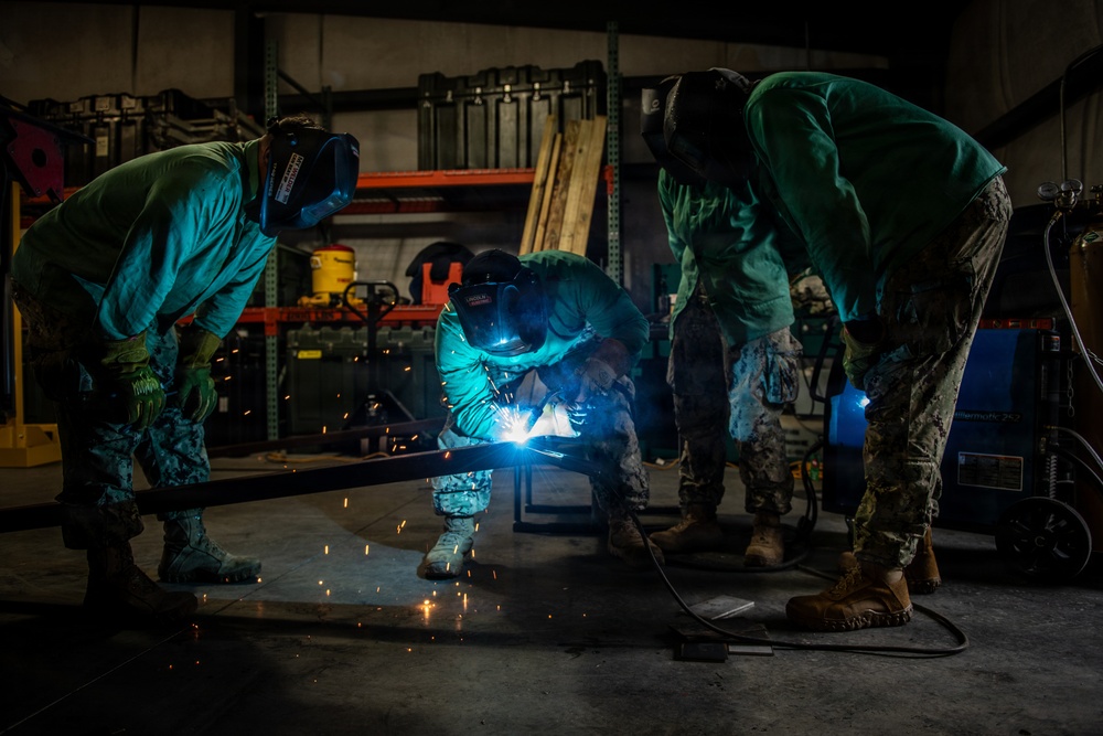 Naval Construction Battalion 14 Completes Training While Supporting Local Community