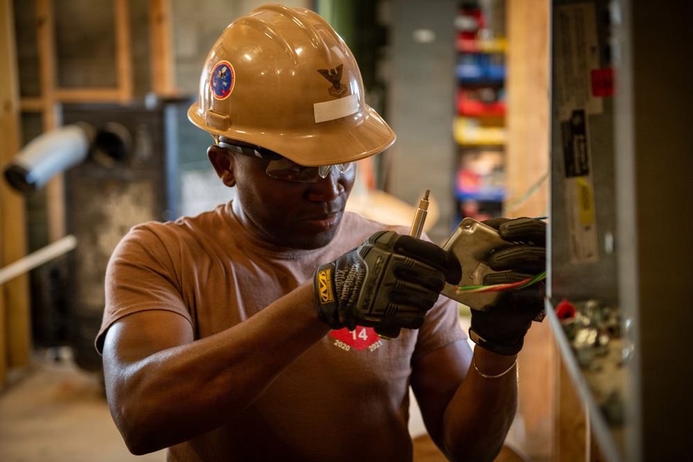 Naval Construction Battalion 14 Completes Training While Supporting Local Community