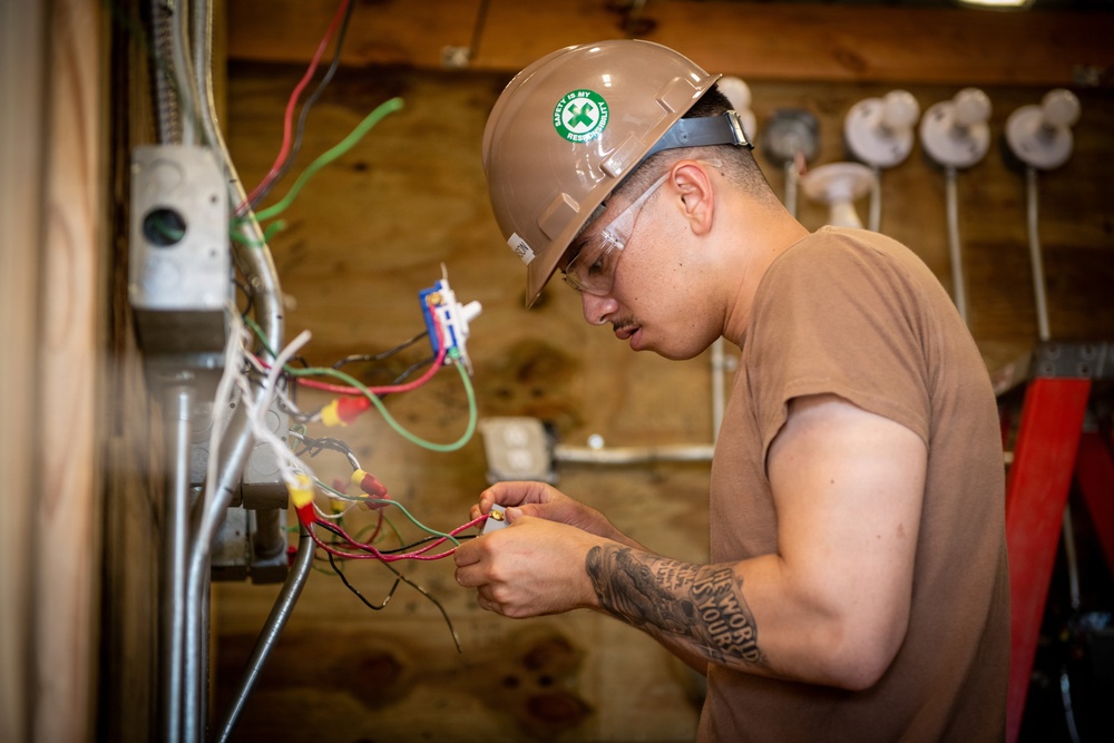 Naval Construction Battalion 14 Completes Training While Supporting Local Community