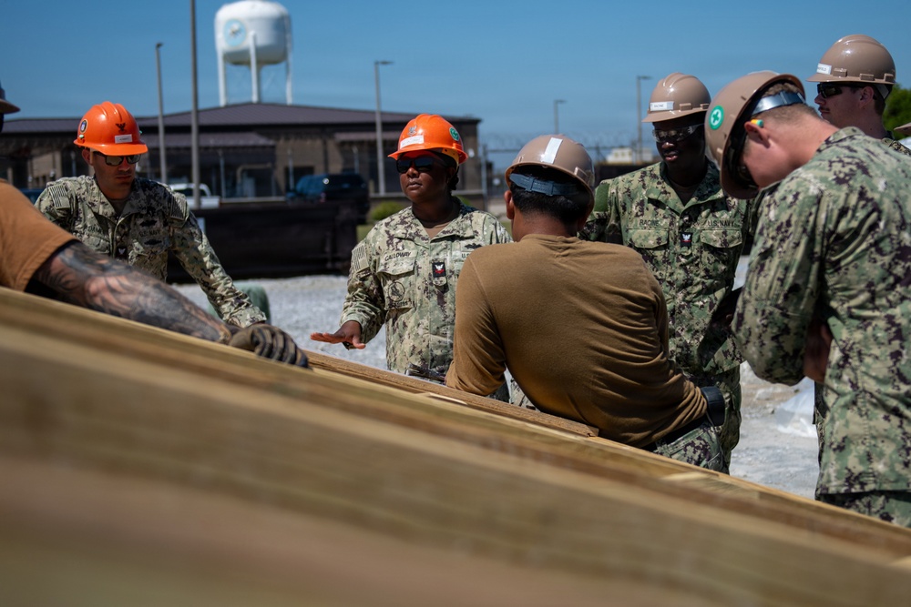 Naval Construction Battalion 14 Completes Training While Supporting Local Community