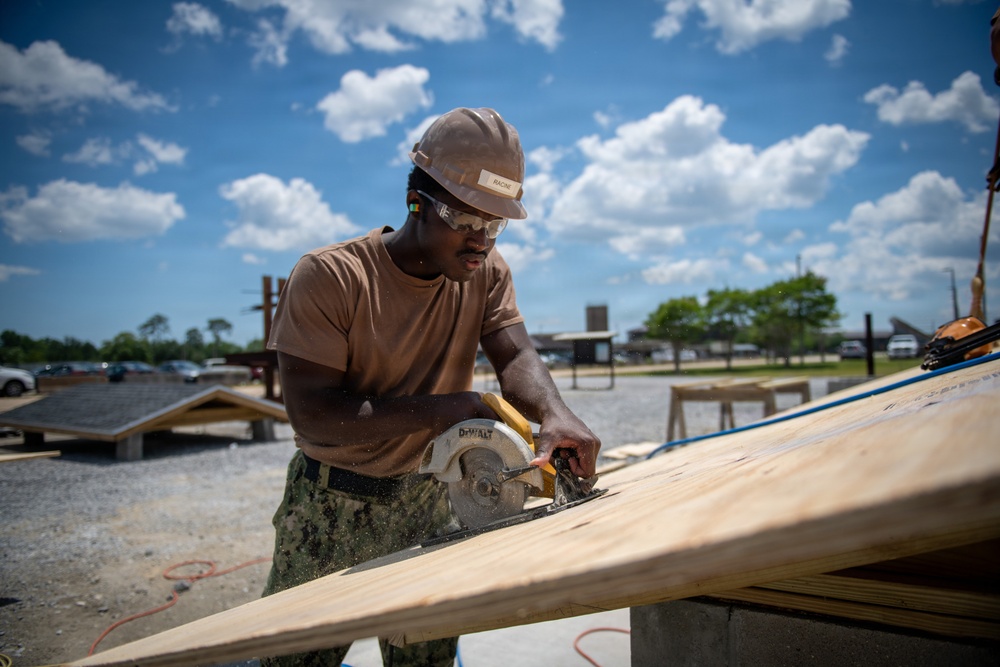 Naval Construction Battalion 14 Completes Training While Supporting Local Community