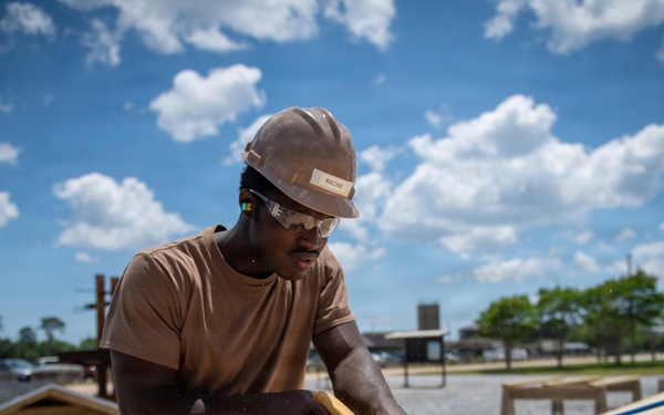 Naval Construction Battalion 14 Completes Training While Supporting Local Community