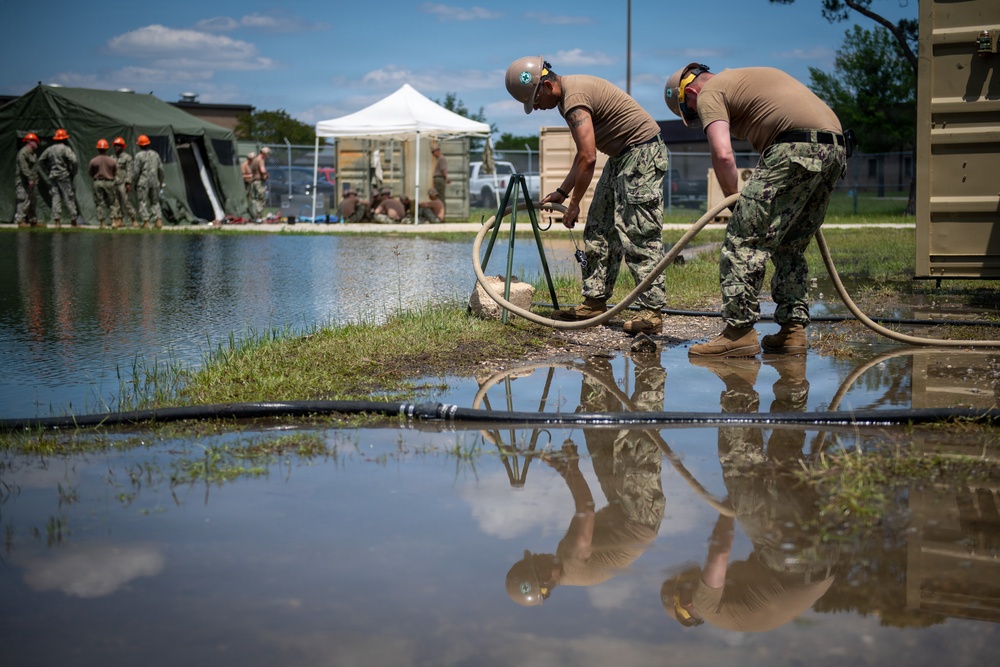 Naval Construction Battalion 14 Completes Training While Supporting Local Community