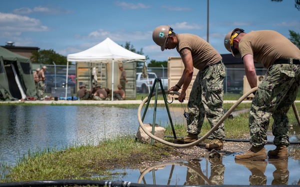 Naval Construction Battalion 14 Completes Training While Supporting Local Community
