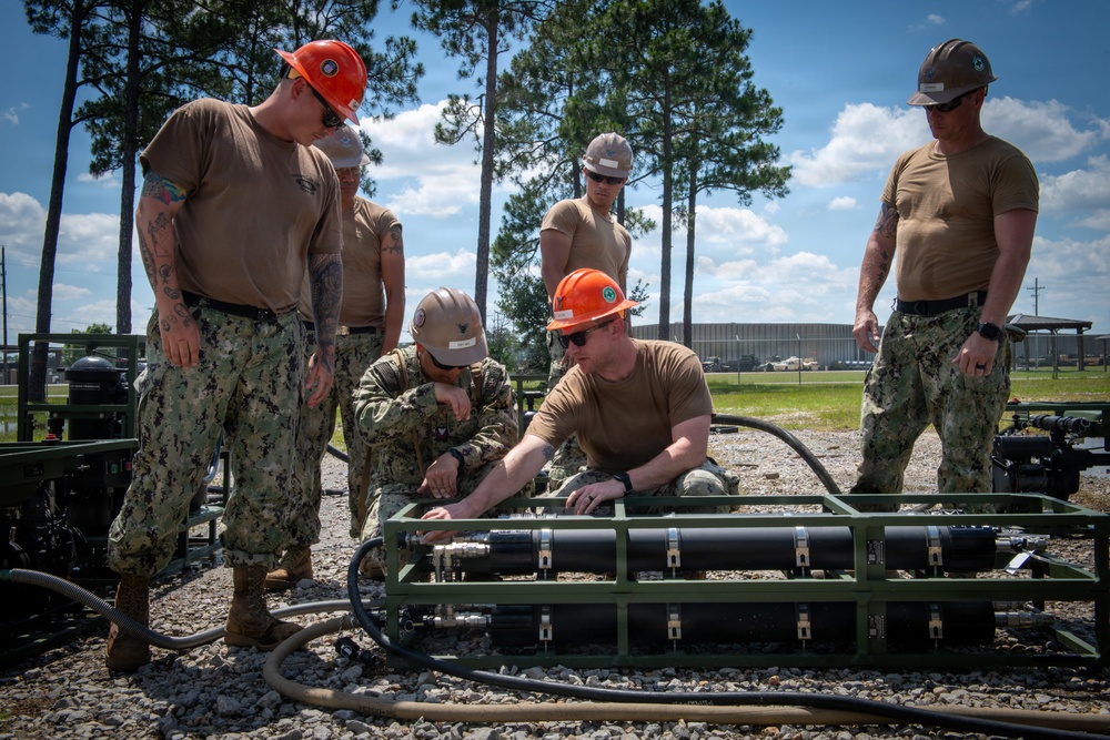 Naval Construction Battalion 14 Completes Training While Supporting Local Community