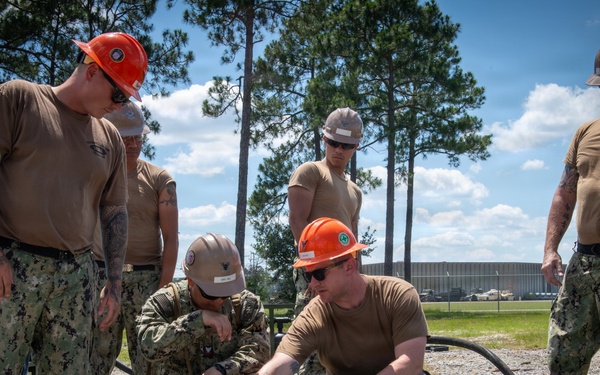 Naval Construction Battalion 14 Completes Training While Supporting Local Community