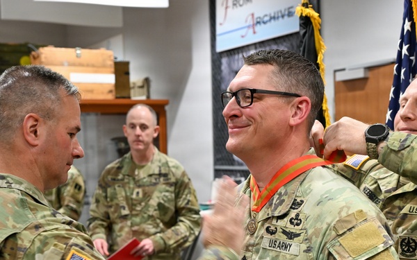 U.S. Army Sgt. Maj. Bell receives Order of Saint Barbara award at ceremony in Germany