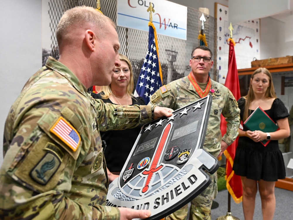 U.S. Army Sgt. Maj. Bell receives Order of Saint Barbara award at ceremony in Germany