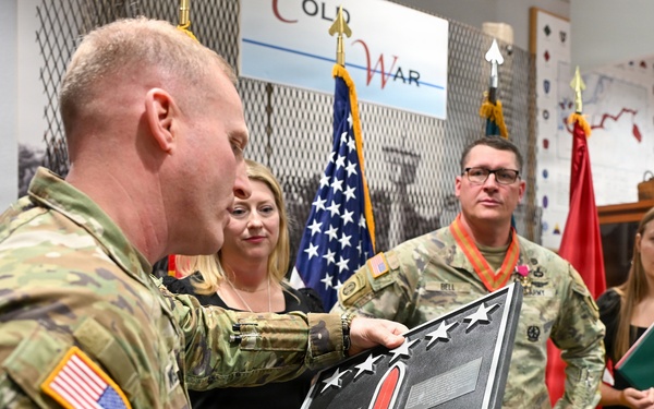 U.S. Army Sgt. Maj. Bell receives Order of Saint Barbara award at ceremony in Germany