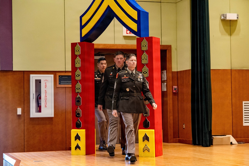 Forging Leaders: 2nd Battalion, 1st Air Defense Artillery Hosts NCO Induction Ceremony