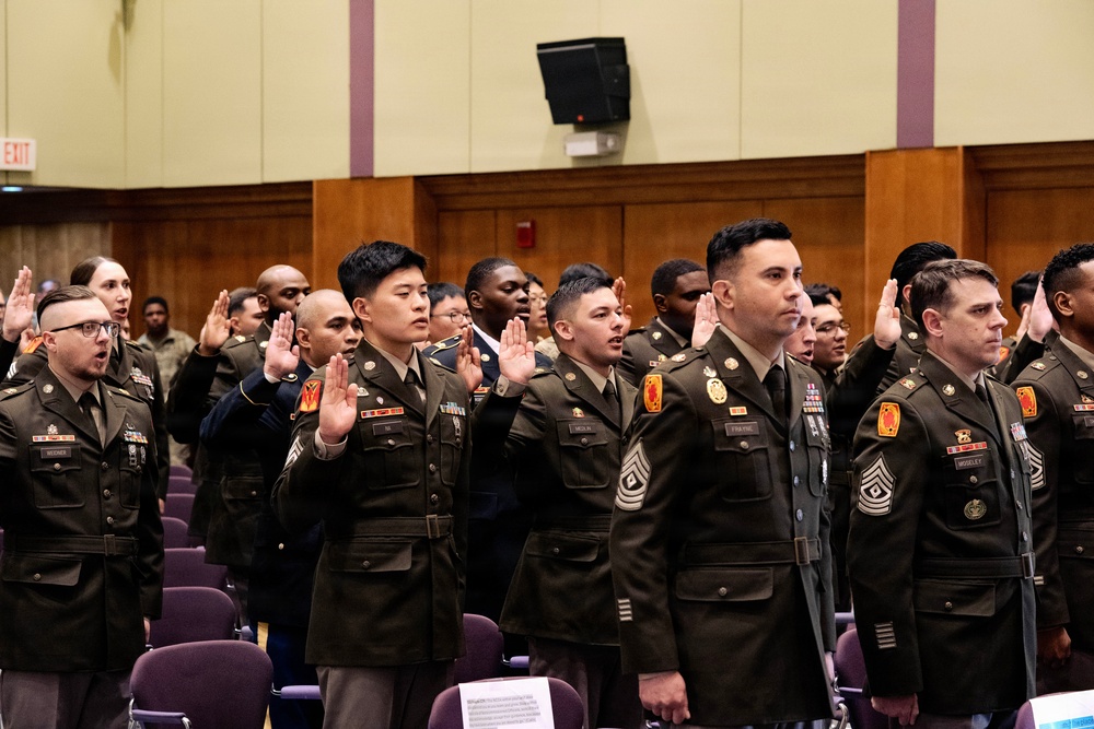 Forging Leaders: 2nd Battalion, 1st Air Defense Artillery Hosts NCO Induction Ceremony
