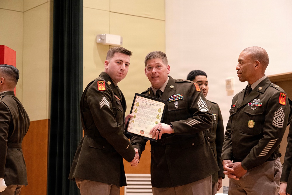 Forging Leaders: 2nd Battalion, 1st Air Defense Artillery Hosts NCO Induction Ceremony