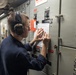 Sailors conduct maintenance aboard USS Donald Cook