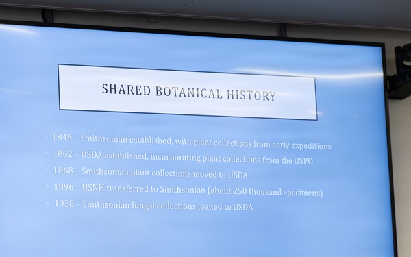 Celebration of USDA and Smithsonian MOU