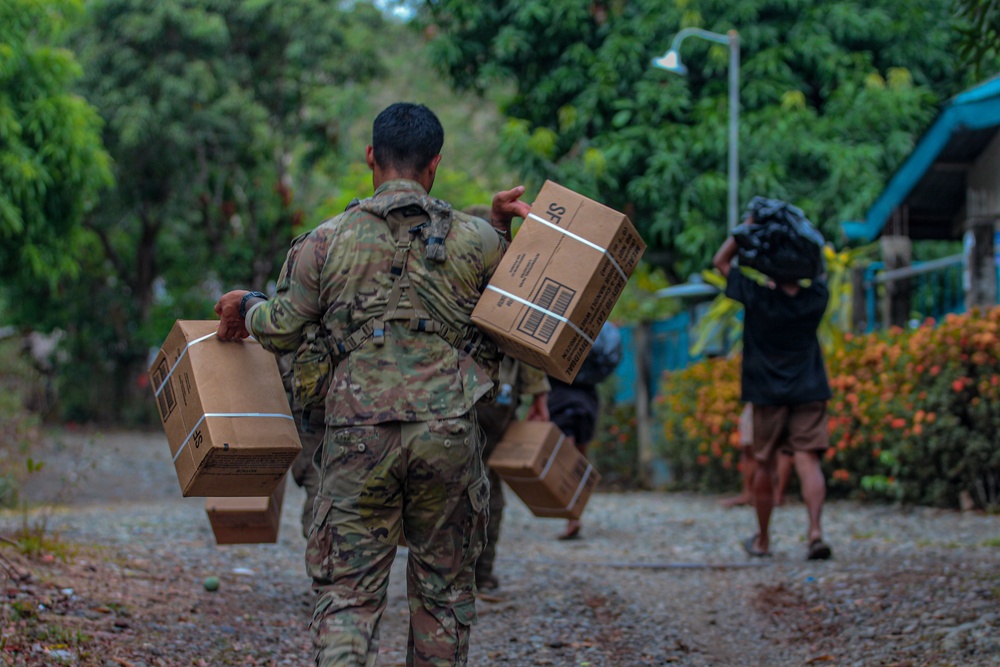 Salaknib 2026: 2nd Battalion, 27th Infantry Regiment, 3rd Mobile Brigade, 25th Infantry Division Resupply Drop