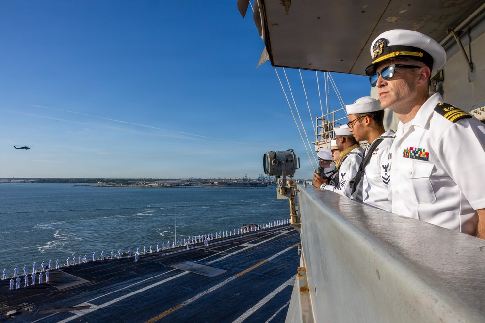 USS Gerald R. Ford (CVN 78) returns from 11-month Deployment