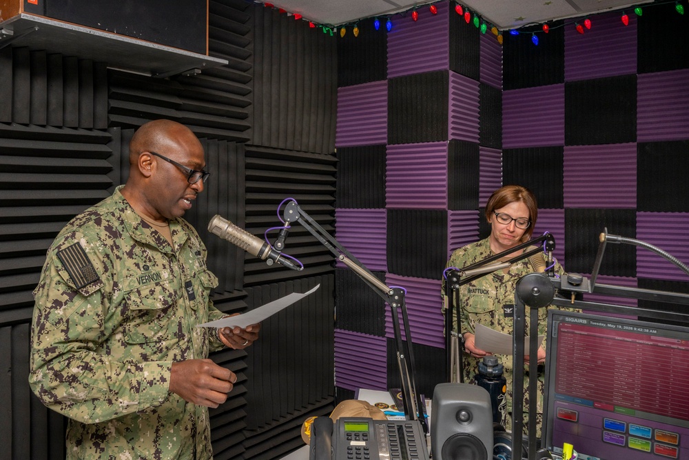 AFN Sigonella holds an interview with NMRTC Sigonella