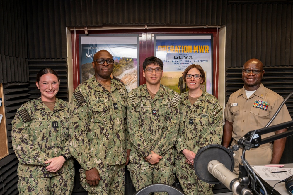 AFN Sigonella holds an interview with NMRTC Sigonella