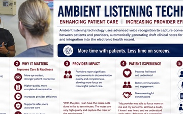 Defense Health Network Central rolls out ambient listening technology to enhance patient care